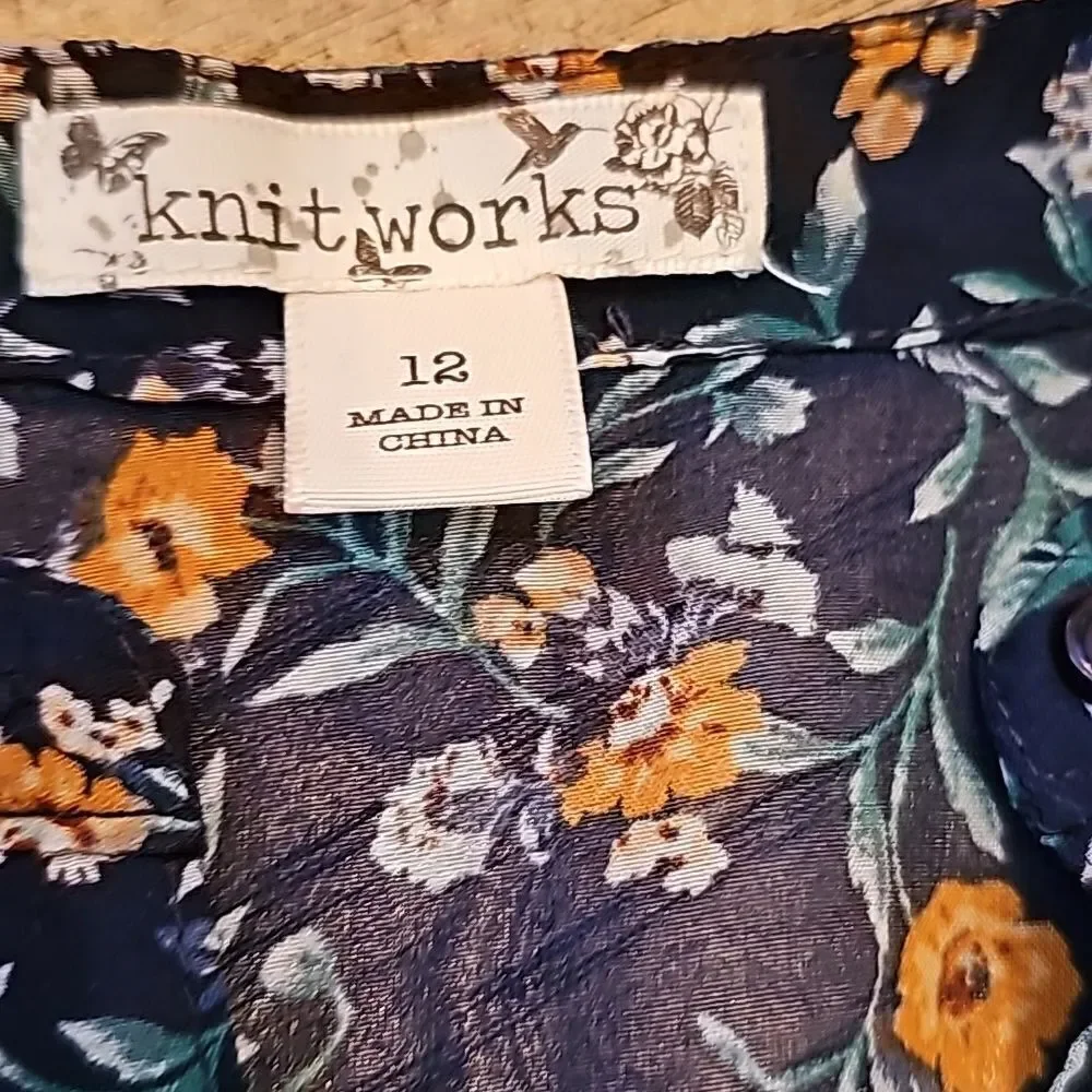 Girls floral Dress size 12